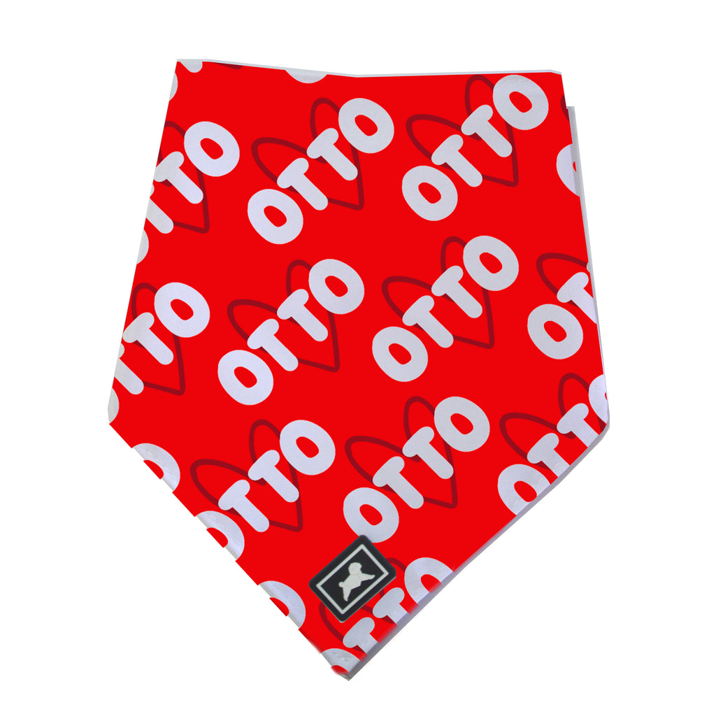 Bandana Perronalizada "San Valentin Rojo"