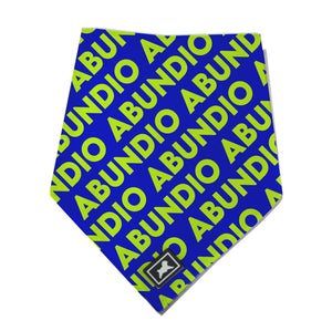 Bandana Perronalizada "Azul Rey + Lima"
