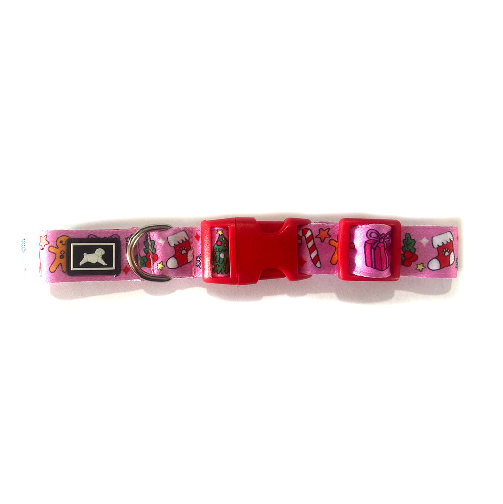 Collar "Pink Xmas"