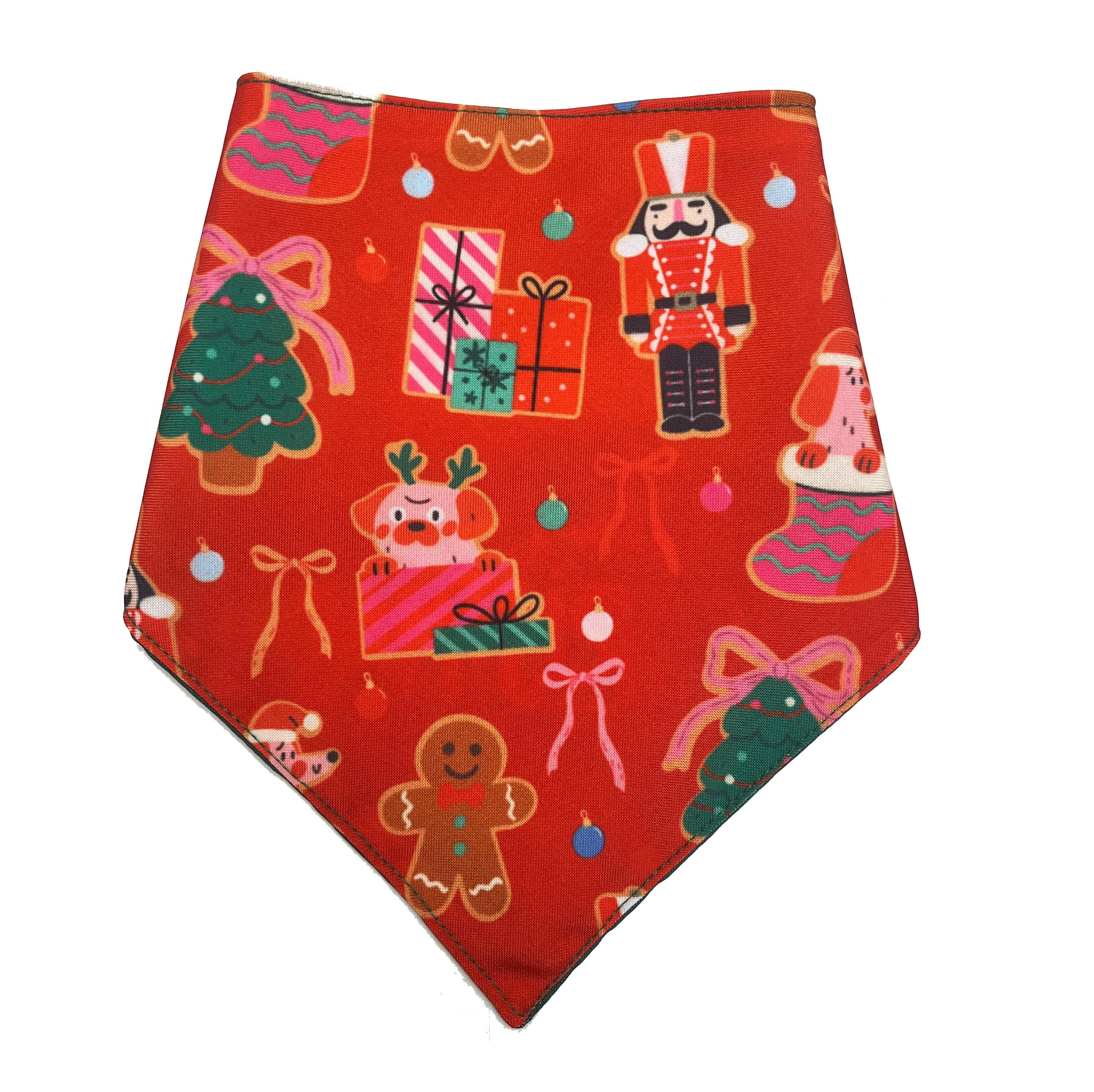 Bandana Reversible "Merry Christmas”