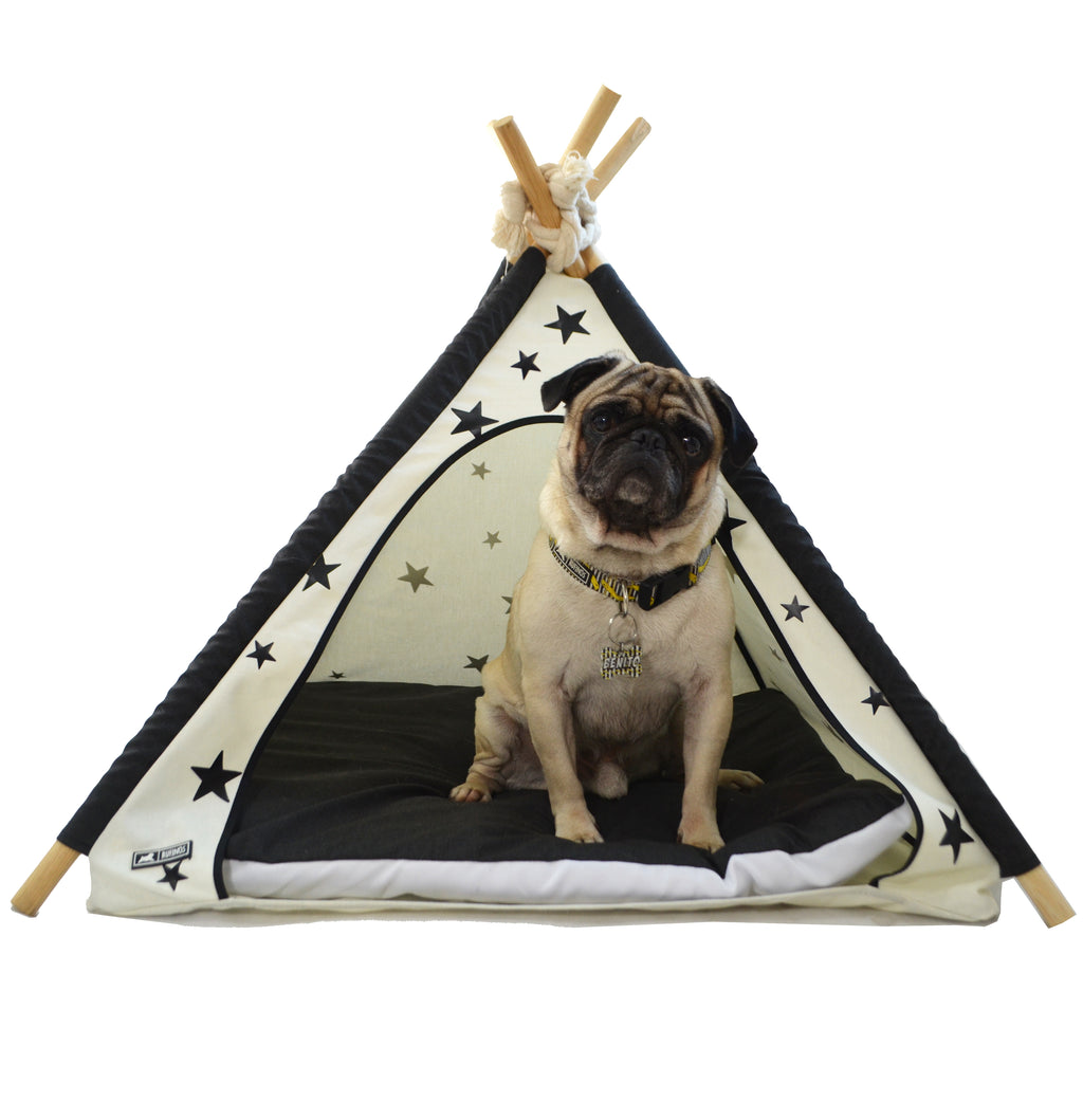 Tipi "Estrellas" Negro/Hueso