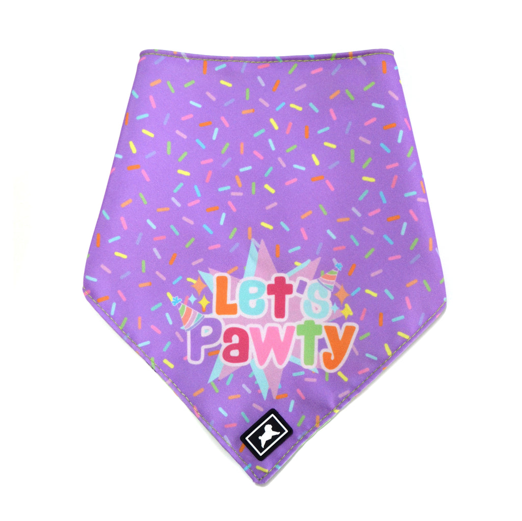 Bandana Reversible "Pawty"