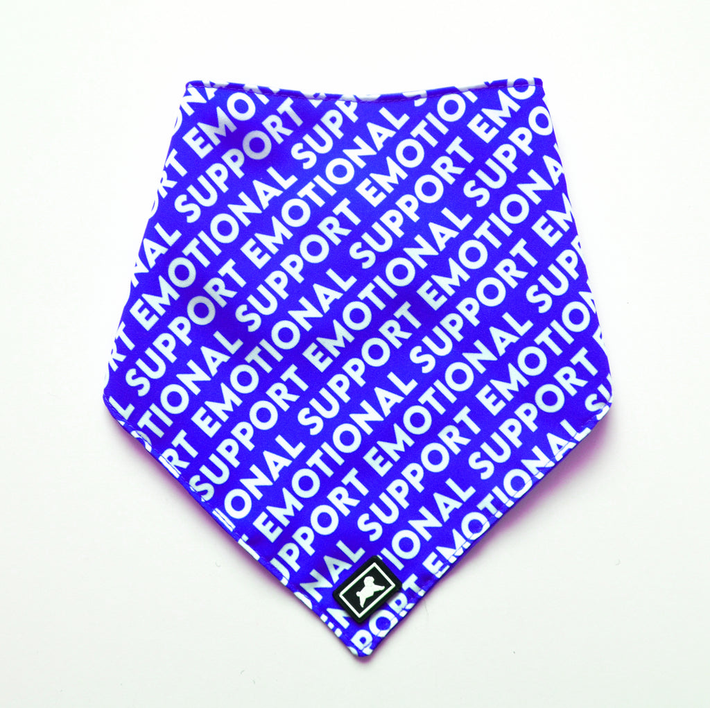 Bandana  "Emotional Support Azul"