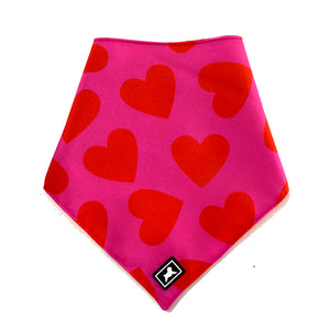 Bandana Reversible "Queen of Hearts"
